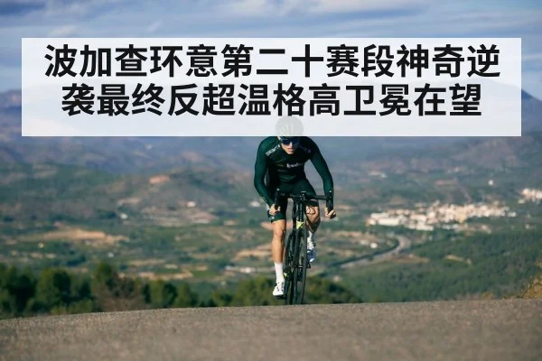 波加查环意第二十赛段神奇逆袭最终反超温格高卫冕在望